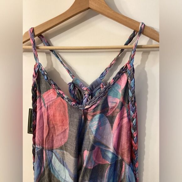 Boamar x Revolve Miranda Watercolor Blue Maxi Dress Size XL - Picture 13 of 16